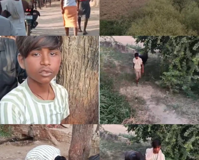 भैंस चोरों के हौसले बुलंद, पुलिस बेखबर: ग्रामीणों ने एक दबोचा, दो की पहचान वीडियो से