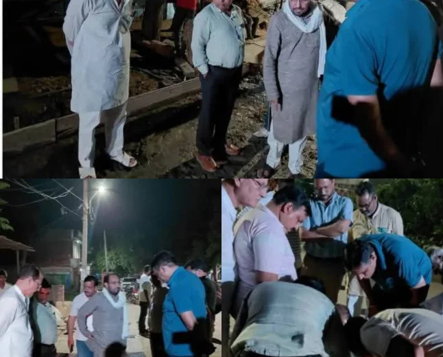 9.50 करोड़ की मंडी रोड पर भ्रष्टाचार का बवाल, PWD ने रुकवाया निर्माण