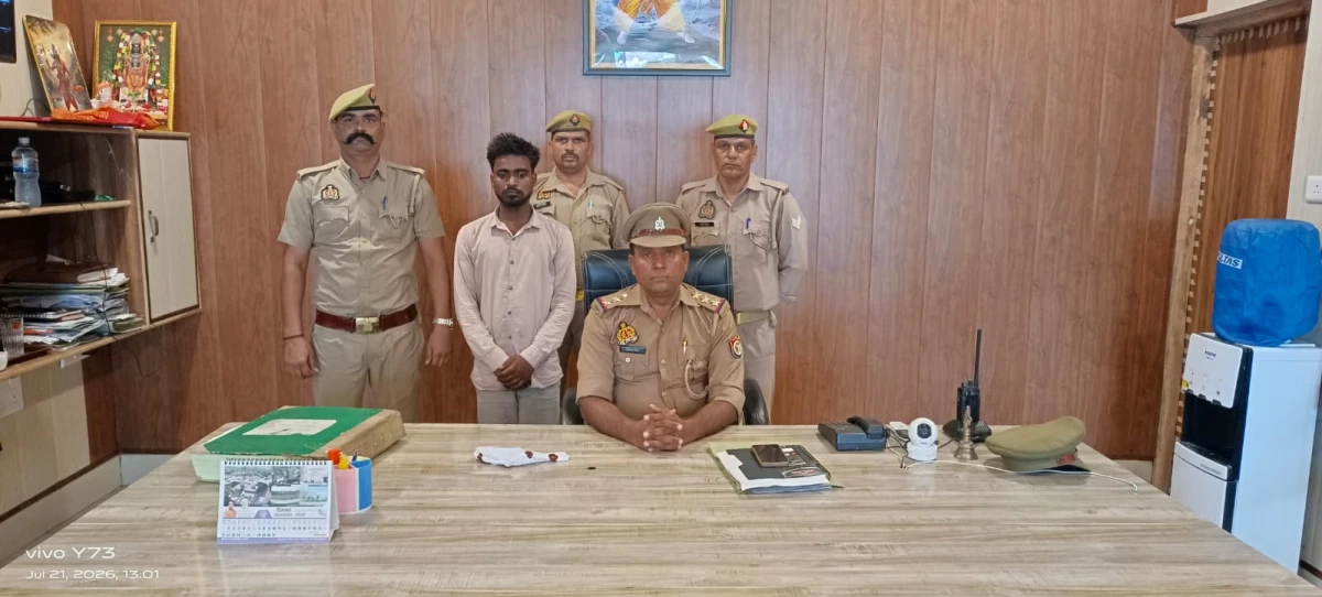 अवैध तमंचा व कारतूस सहित युवक गिरफ्तार, जलेसर पुलिस ने की कार्रवाई