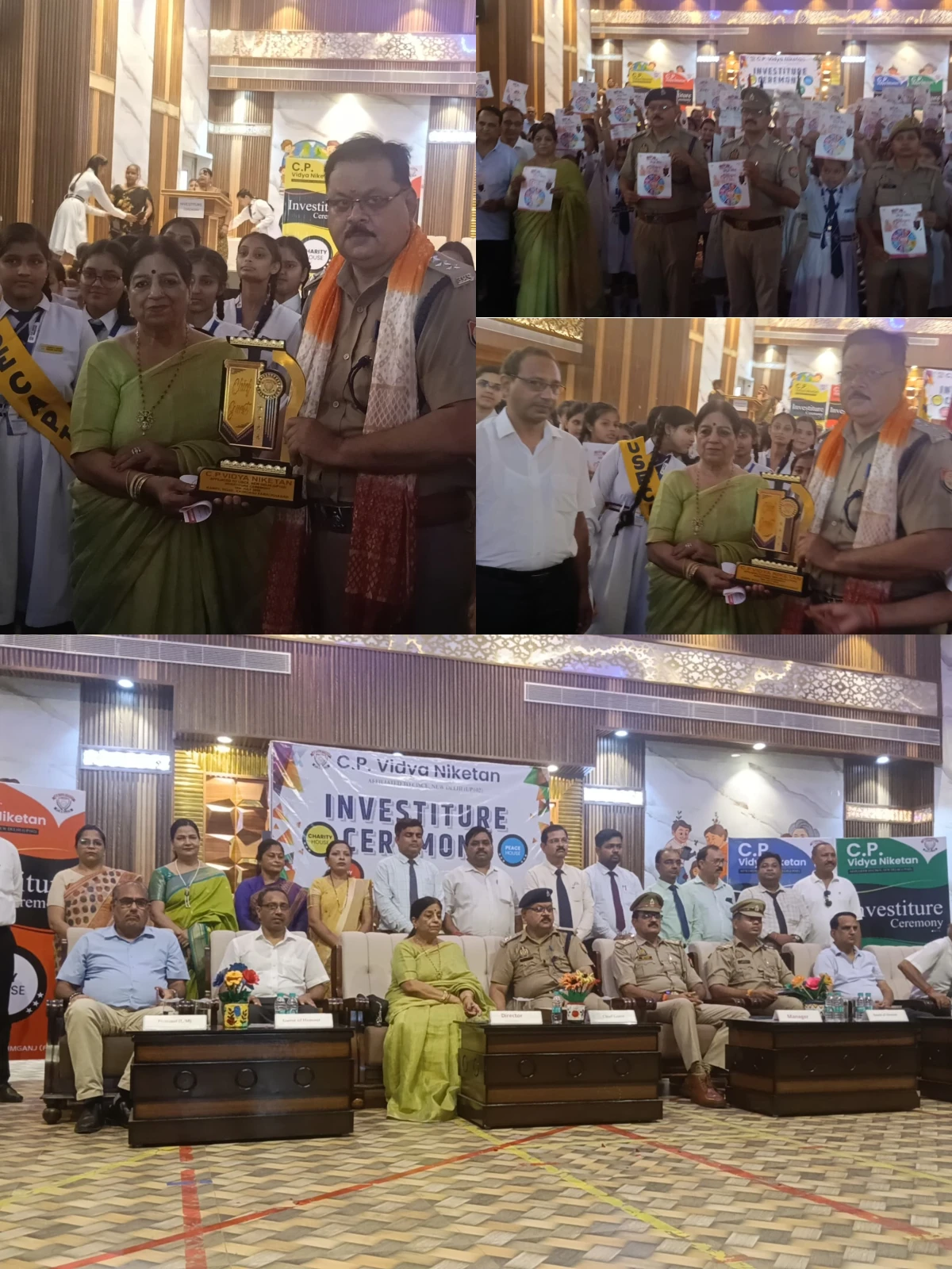 सी.पी. विद्या निकेतन में भव्य अलंकरण समारोह, नई छात्र परिषद ने ली नेतृत्व व अनुशासन की शपथ