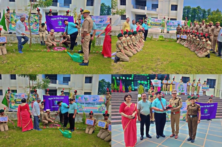 वन महोत्सव पर विद्यार्थियों ने लगाया पौधारोपण, पर्यावरण संरक्षण का लिया संकल्प