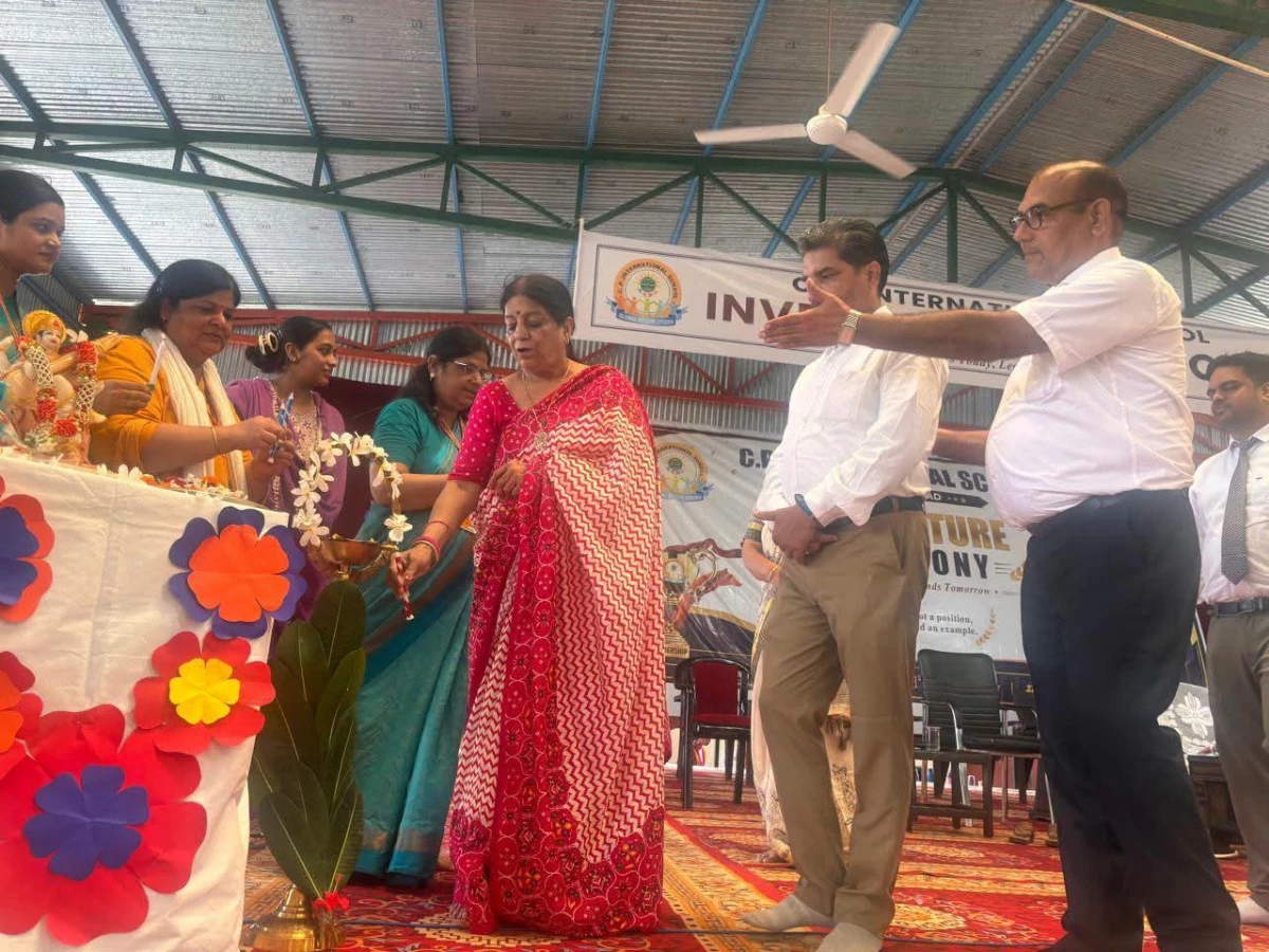 सीपी इंटरनेशनल स्कूल के युवा लीडर्स ने ली शपथ, गूंजा अनुशासन और नेतृत्व का संदेश"