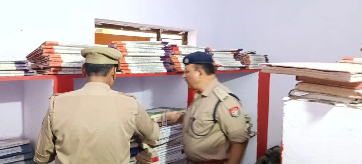 थाना जैथरा का त्रैमासिक निरीक्षण, साफ-सफाई और जनसुनवाई पर दिया जोर
