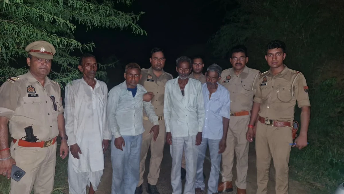 नकबजनी का खुलासा: पुलिस मुठभेड़ में पांच आरोपी गिरफ्तार, एक के पैर में लगी गोली
