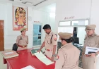 एसएसपी डॉ0 इलामारन जी द्वारा थाना सकीट का किया  औचक निरीक्षण