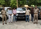 स्टंट और हुड़दंगबाजी करने वाले चार युवक गिरफ्तार, तीन कारें सीज