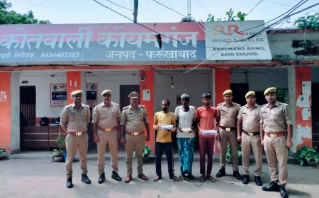 पुलिस ने 6 दिन में किया गौकशी का खुलासा, तीन गिरफ्तार, एक फरार