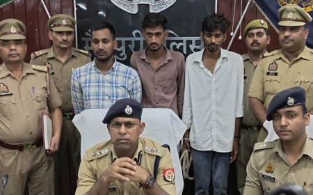 ऑनलाइन सरिया खरीदने के नाम पर ₹6.97 लाख की ठगी, अंतरराज्यीय गिरोह के 3 शातिर गिरफ्तार