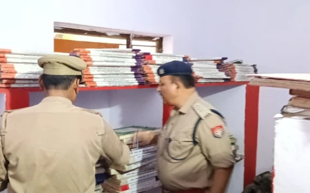थाना जैथरा का त्रैमासिक निरीक्षण, साफ-सफाई और जनसुनवाई पर दिया जोर