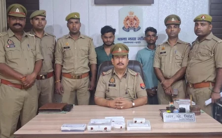 एटा में चोरी का खुलासा, दो शातिर चोर गिरफ्तार