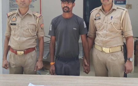 अवैध तमंचा और कारतूस के साथ युवक गिरफ्तार, पुलिस ने आर्म्स एक्ट में दर्ज किया मुकदमा