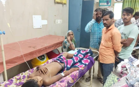 33 हजार वोल्ट लाइन की चपेट में आया बच्चा गम्भीर,  हायर सेंटर रेफर