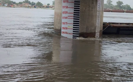 गंगा का बढ़ता जलस्तर, पांचाल घाट से पंडों ने सुरक्षित स्थानों पर पहुंचाया सामान