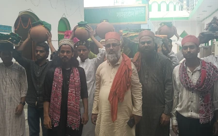 सूफियाना रंग में डूबा उर्स: चादर पेश होते ही गूंजी दुआएं, कव्वाली पर झूमे हजारों जायरीन