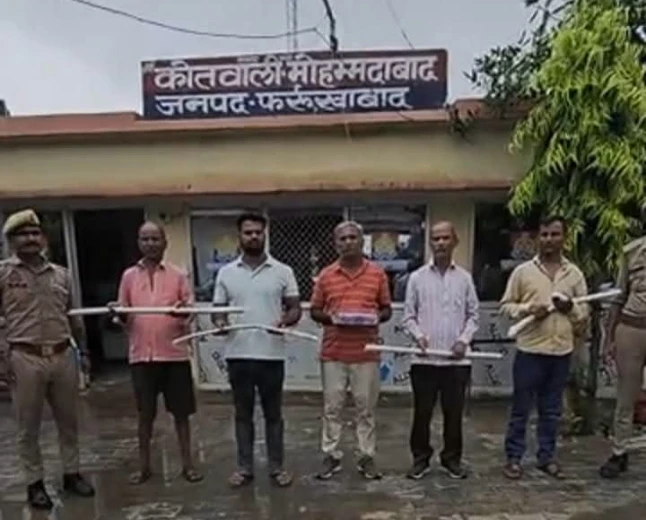 ग्राम समाज की जमीन पर कब्जे को लेकर खूनी संघर्ष, मुड़गांव प्रधान सहित 5 गिरफ्तार