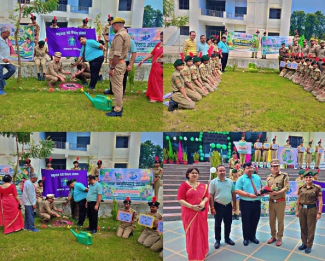वन महोत्सव पर विद्यार्थियों ने लगाया पौधारोपण, पर्यावरण संरक्षण का लिया संकल्प