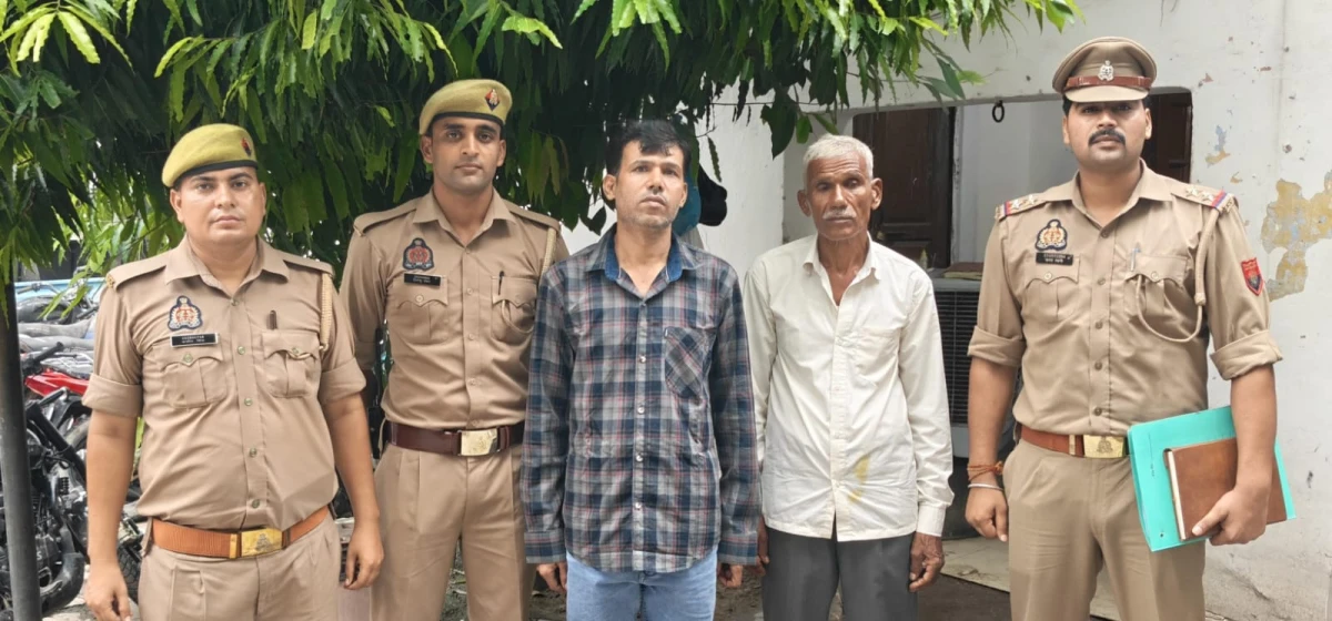 फर्जी दस्तावेज तैयार कर बैनामा करने के मामले में दो वांछित गिरफ्तार