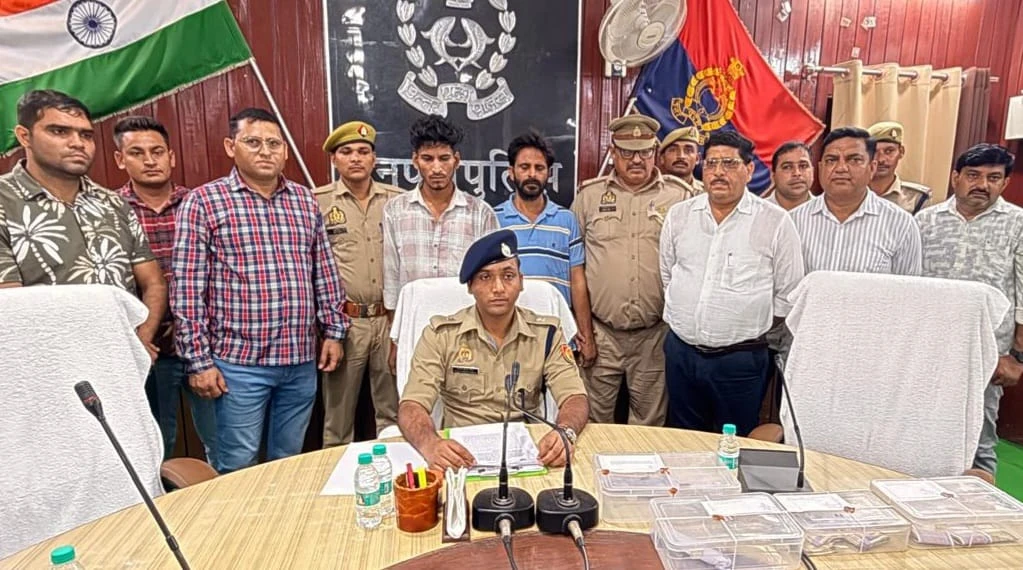 मैनपुरी में ट्रांसफार्मर चोर गिरोह का पर्दाफाश, दो आरोपी गिरफ्तार और भारी मात्रा में सामान जब्त