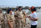 पांचालघाट पर पुलिस का ‘ऑपरेशन सुरक्षा’: डीआईजी-एसपी ने परखी व्यवस्था