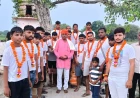सोरों से 101 लीटर गंगाजल लेकर फरिहा पहुंची भव्य कांवड़ यात्रा, हर-हर महादेव के जयकारों से गूंजा कालेश्वर मंदिर