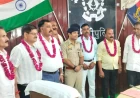 पुलिस लाइन में सेवानिवृत्त हुए 08 पुलिस कर्मियों को दी गई भावभीनी विदाई