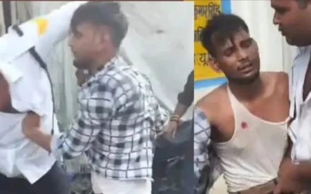 ट्रैफिक कांस्टेबल से मारपीट और वर्दी फाड़ने के मामले में आरोपी युवक, पिता और भाई हिरासत में
