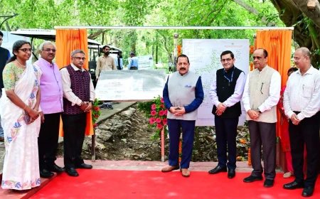 डॉ. जितेंद्र सिंह ने सीएसआईआर-एनबीआरआई का प्रकृति ज्ञान धाम राष्ट्र को समर्पित किया