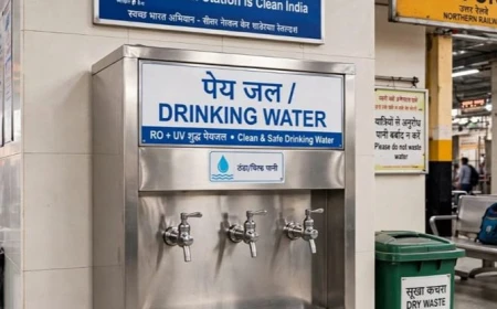 भारतीय रेलवे का विशेष स्वच्छता अभियान: स्टेशनों पर शुद्ध पेयजल सुनिश्चित
