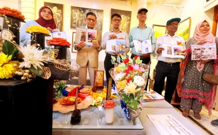 खानम आर्ट गैलरी कलेक्शन कृतियों की प्रदर्शनी का न्यायमूर्ति सुधीर नारायण ने किया भव्य उद्घाटन
