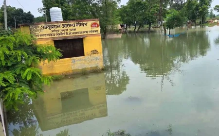 कायमगंज की तराई पर गंगा की बाढ़ का हमला, सिनौली समेत कई गांव जलमग्न; स्कूल, सचिवालय डूबे