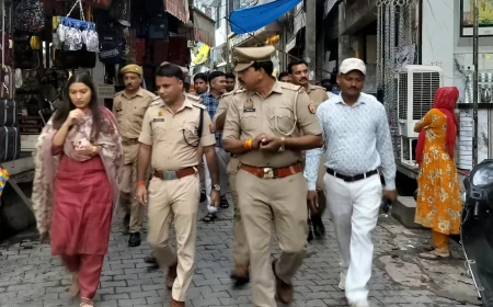 त्योहारों को लेकर पीस कमेटी की बैठक, बारावफात जुलूस मार्ग का किया निरीक्षण