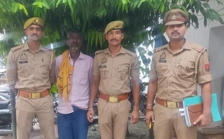 फर्जी दस्तावेज तैयार कर बैनामा कराने के मामले में वांछित आरोपी गिरफ्तार