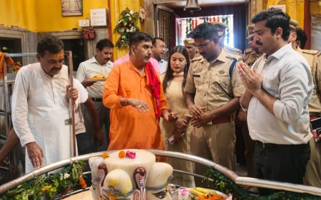 पवित्र श्रावण मास के प्रथम सोमवार को प्रमुख शिवालयों पर व्यवस्थाओं का डीएम-एसएसपी ने किया स्थलीय निरीक्षण