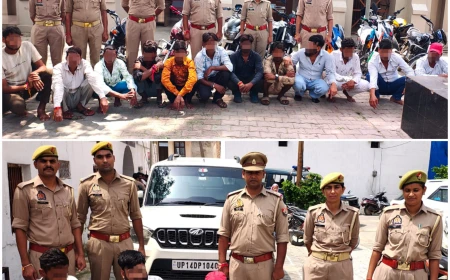 एटा: एंटी रोमियो अभियान में 12 पर कार्रवाई, सुरक्षा को लेकर पुलिस सख्त