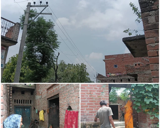 आजादी के 79 साल बाद भी गगइयाँ में अंधेरा! 11000 की लाइन गांव के ऊपर से गुजरी, फिर भी घरों में बिजली नहीं—मोमबत्ती और डिब्बी के सहारे जिंदगी