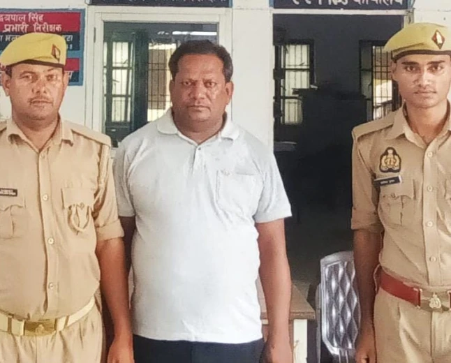 दहेज हत्या के वांछित आरोपी को मलावन पुलिस ने किया गिरफ्तार
