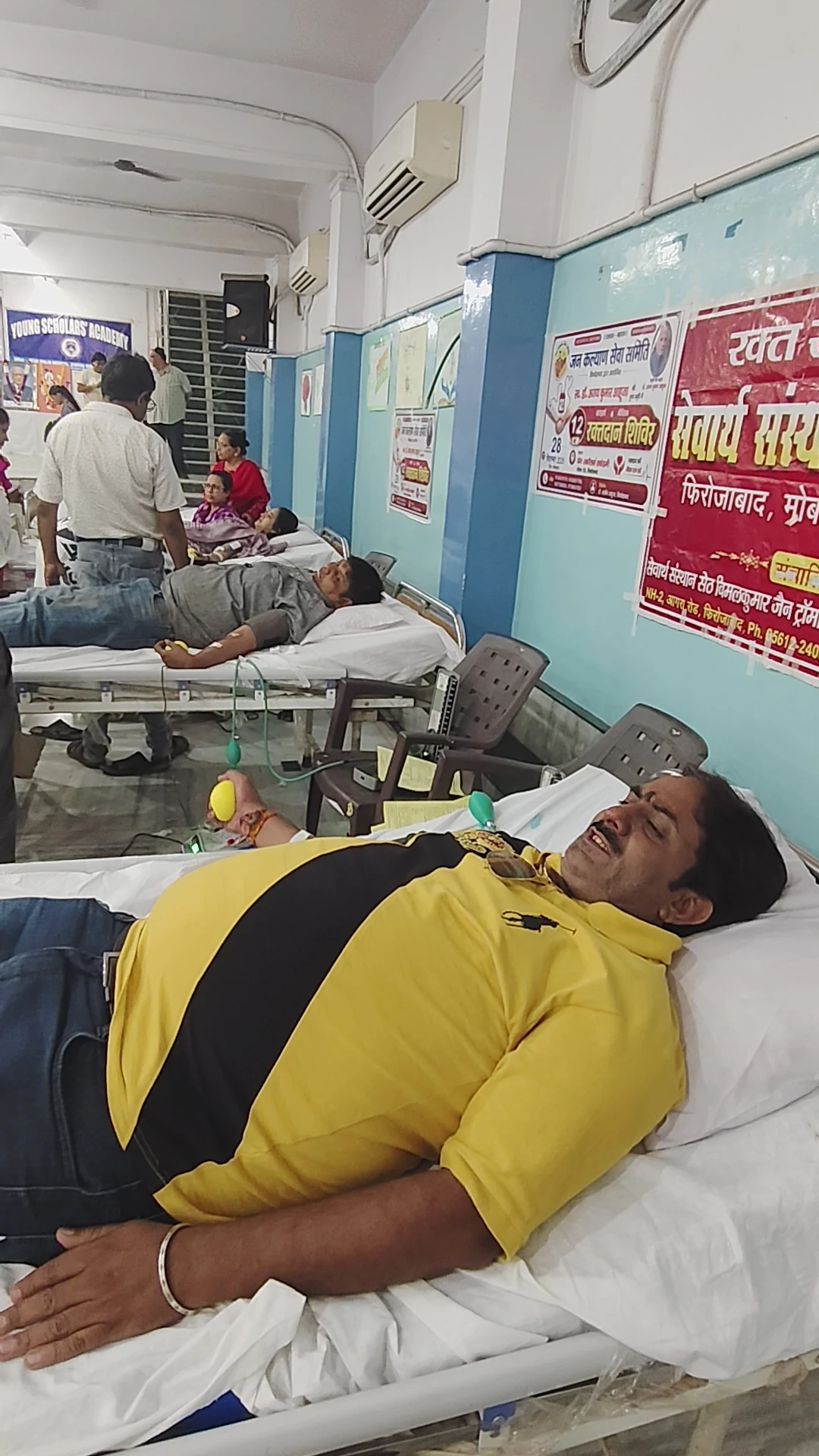 जन कल्याण सेवा समिति ने स्व. डॉ. अजय कुमार आहूजा की स्मृति में लगाया रक्तदान शिविर, 81 रक्तदाताओं ने किया महादान