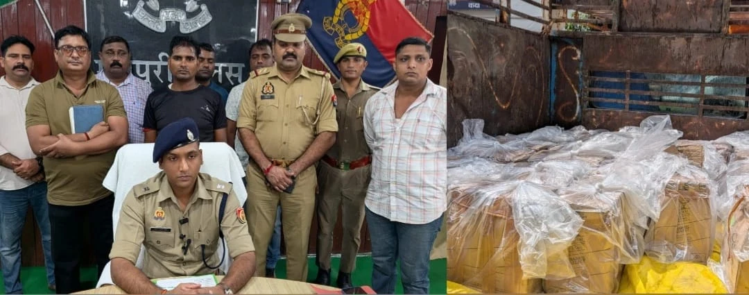 मैनपुरी पुलिस की बड़ी कार्रवाई: 23 पेटी अवैध शराब के साथ तस्कर गिरफ्तार