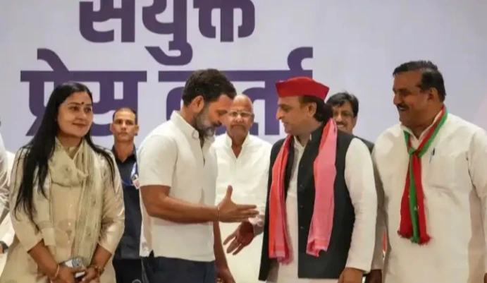 यूपी विधानसभा चुनाव: सपा-कांग्रेस गठबंधन में सीट शेयरिंग पर फंसा पेंच