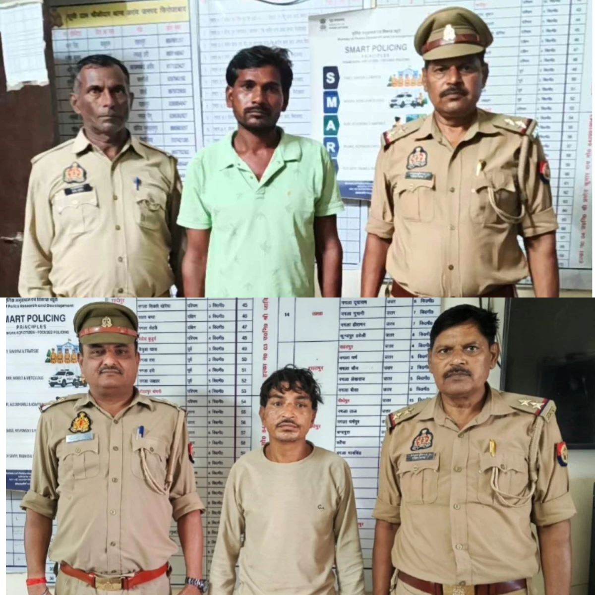थाना अरांव पुलिस की कार्यवाही ,अवैध शराब के साथ दो आरोपी गिरफ्तार, 35 पौवा बरामद