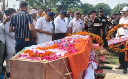 ड्यूटी के दौरान बिगड़ी तबीयत, सैनिक गजेंद्र सिंह का निधन