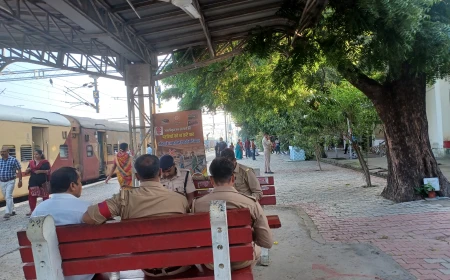 Etah News :  जीआरपी की ड्यूटी या महज सेल्फी? स्टेशन पर सुरक्षा व्यवस्था पर उठे सवाल