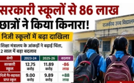 सरकारी स्कूल बंदी की मार सबसे ज़्यादा गरीब छात्रों पर