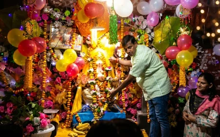 फर्रुखाबाद गणेश महोत्सव: पृथ्वी दरवाजा में छप्पन भोग और महाआरती