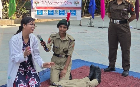 कायमगंज में युवाओं ने सीखा जीवन बचाने का हुनर, NCC कैडेट्स ने किया मॉक ड्रिल