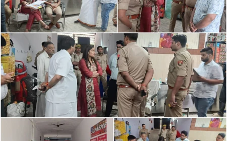 Etah News : मानक से अधिक पटाखे मिलने पर गोदाम सीज, प्रशासन सख्त