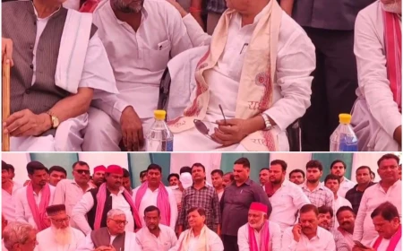 एटा पहुंचे शिवपाल यादव, बीजेपी पर जमकर बरसे; 2027 में सपा सरकार बनने का किया दावा