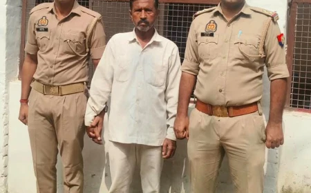 एटा पुलिस की बड़ी कार्रवाई: जिलाबदर अपराधी रहीश गिरफ्तार