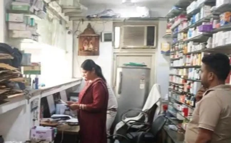 मेडिकल स्टोरों पर छापा, आठ दवाओं के सैंपल से मचा हड़कंप