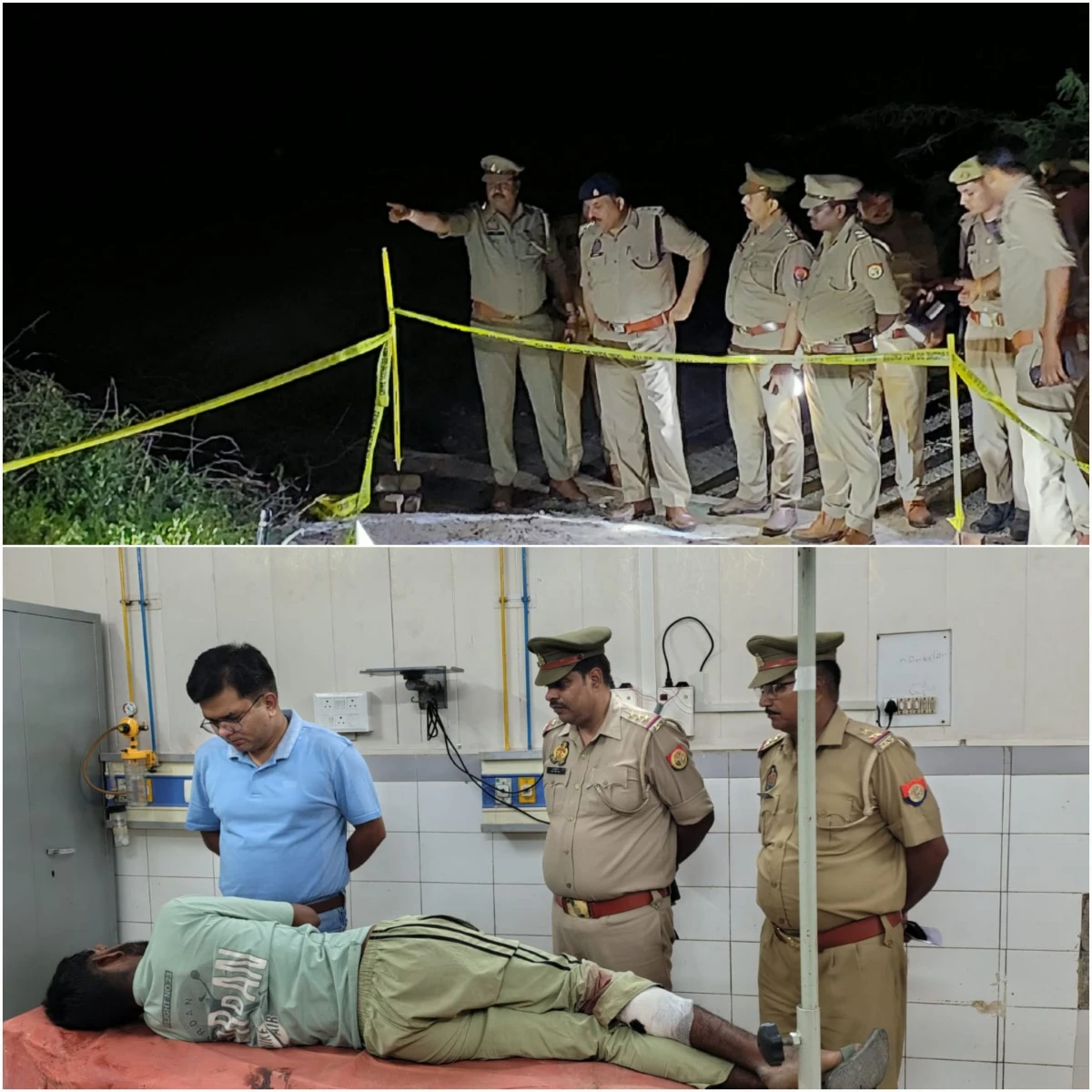 एटा: पुलिस मुठभेड़ में 25-25 हजार के दो इनामी बदमाश गिरफ्तार
